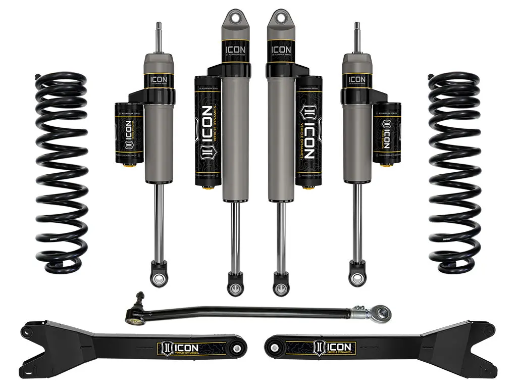 Icon 2023 Ford F-250/F-350 Super Duty 4Wd Diesel 2.5" Lift Stage 3 Suspension System W/ Radius Arms 1