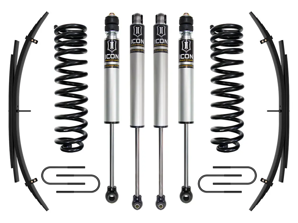Icon 2008-2010 Ford F-250/F-350 Super Duty 4Wd Diesel 2.5" Lift Stage 1 Suspension System W/ Expansion Packs 1