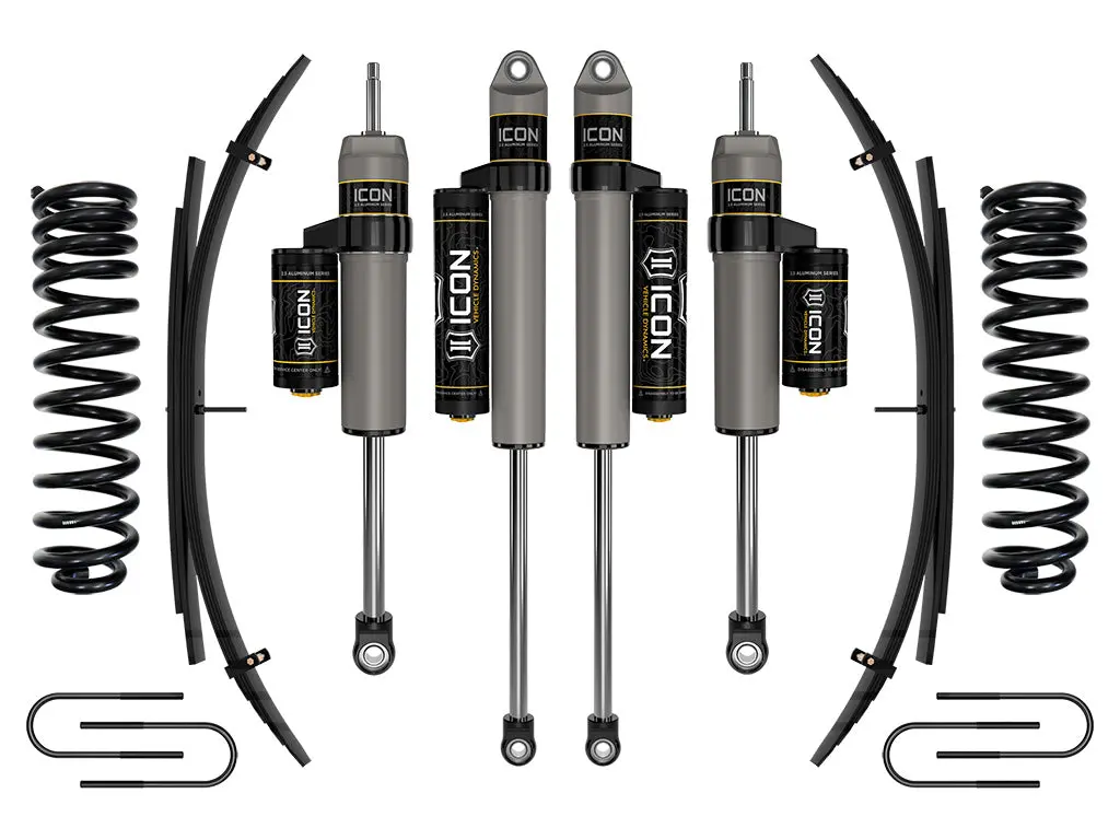 Icon 2008-2010 Ford F-250/F-350 Super Duty 4Wd Diesel 2.5" Lift Stage 3 Suspension System W/ Expansion Packs 1