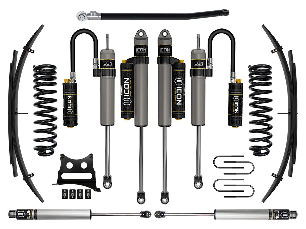 Icon 2008-2010 Ford F-250/F-350 Super Duty 4Wd Diesel 2.5" Lift Stage 5 Suspension System W/ Expansion Packs 1