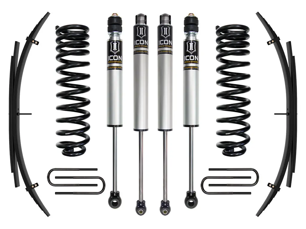 Icon 2011-2016 Ford F-250/F-350 Super Duty 4Wd Diesel 2.5" Lift Stage 1 Suspension System W/ Expansion Packs 1