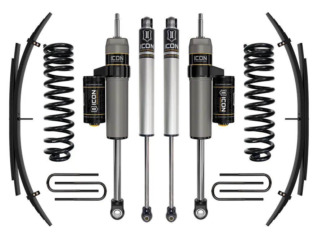 Icon 2011-2016 Ford F-250/F-350 Super Duty 4Wd Diesel 2.5" Lift Stage 2 Suspension System W/ Expansion Packs 1