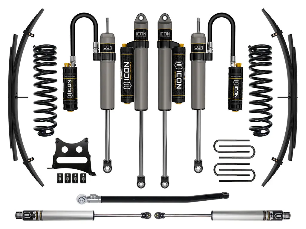 Icon 2011-2016 Ford F-250/F-350 Super Duty 4Wd Diesel 2.5" Lift Stage 5 Suspension System W/ Expansion Packs 1