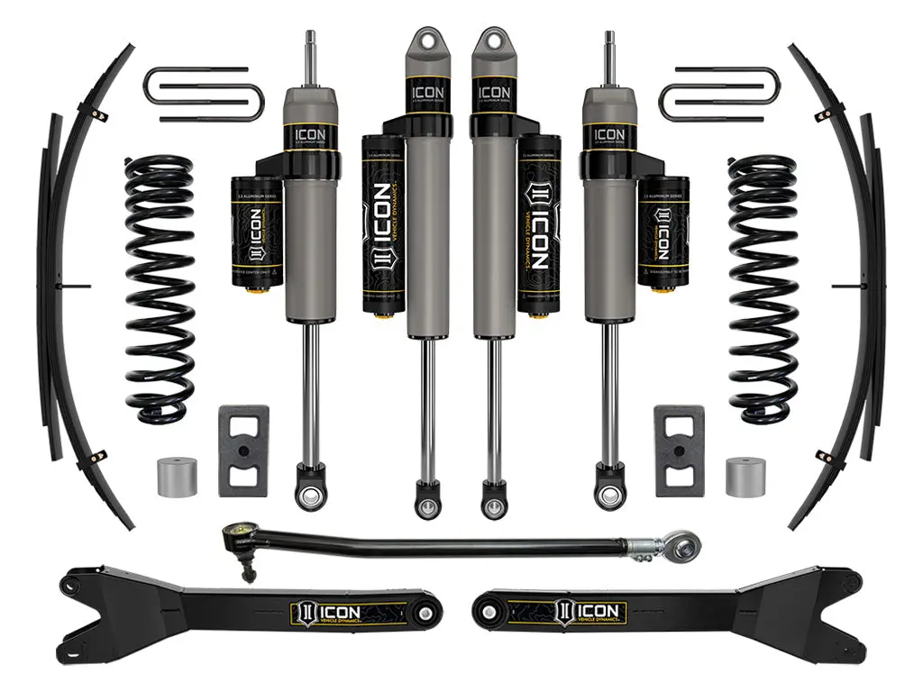 Icon 2023 Ford F-250/F-350 Super Duty 4Wd Gas 2.5" Lift Stage 3 Suspension System W/ Radius Arms And Expansion Packs 1