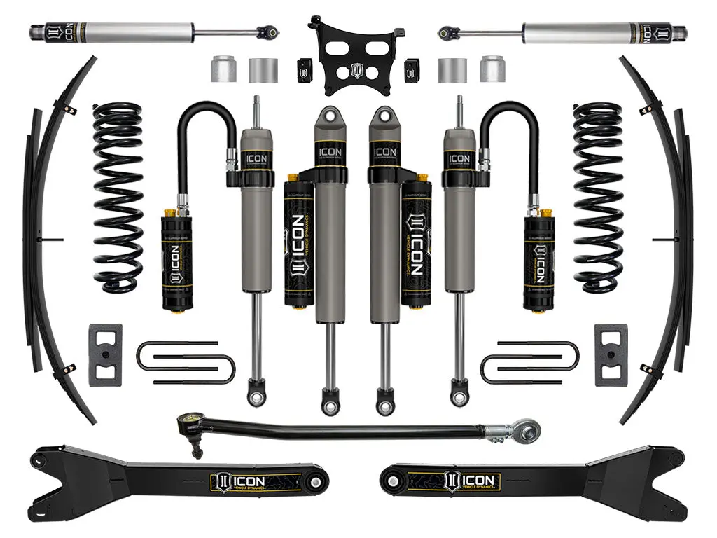 Icon 2023 Ford F-250/F-350 Super Duty 4Wd Gas 2.5" Lift Stage 5 Suspension System W/ Radius Arms And Expansion Packs 1