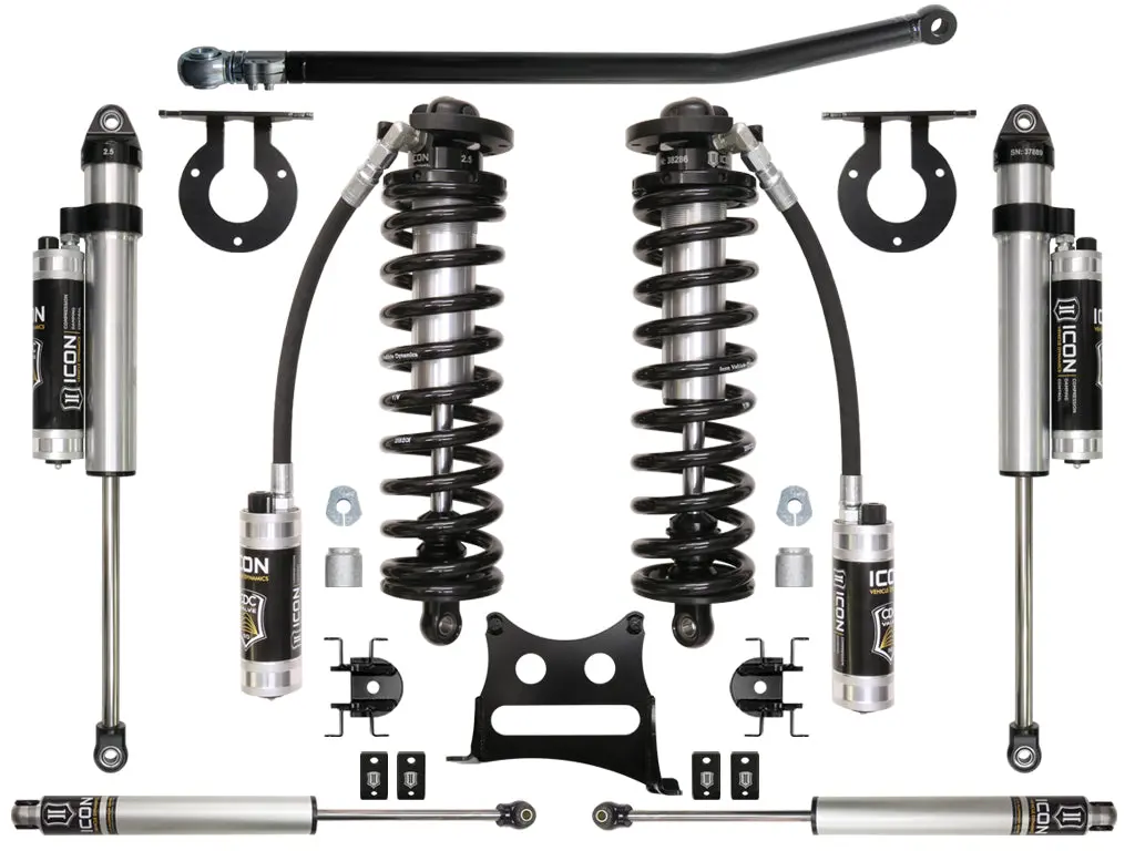 05-16 Ford F-250/F-350 2.5-3" Stage 4 Coilover Conversion System 1