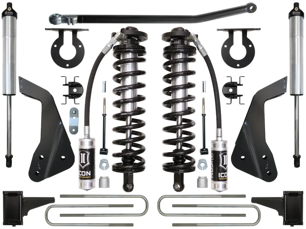 05-07 Ford F-250/F-350 4-5.5" Stage 2 Coilover Conversion System 1