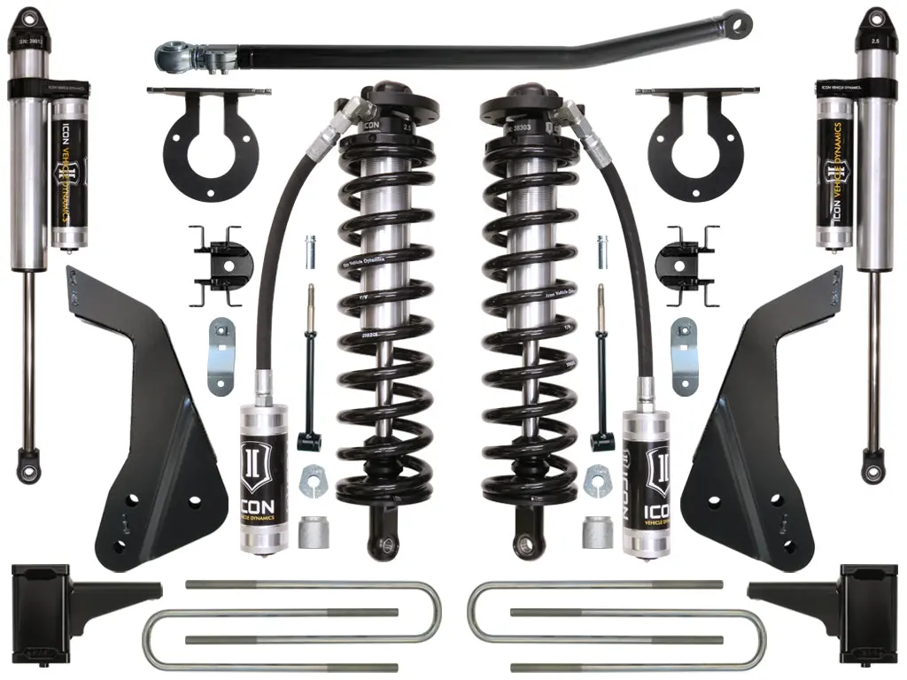 05-07 Ford F-250/F-350 4-5.5" Stage 3 Coilover Conversion System 1