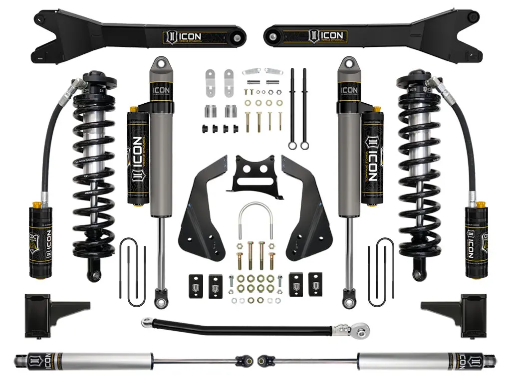 05-07 Ford F250/F350 4-5.5" Stage 5 Coilover Conversion System W Radius Arm 1