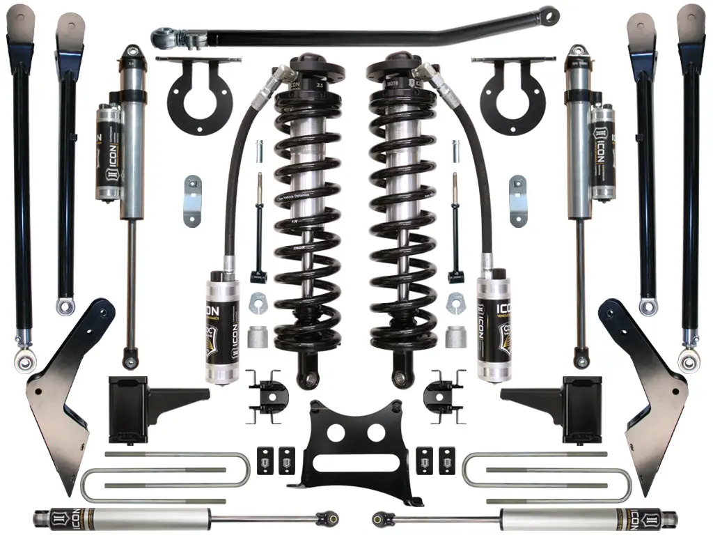 05-07 Ford F-250/F-350 4-5.5" Stage 5 Coilover Conversion System 1