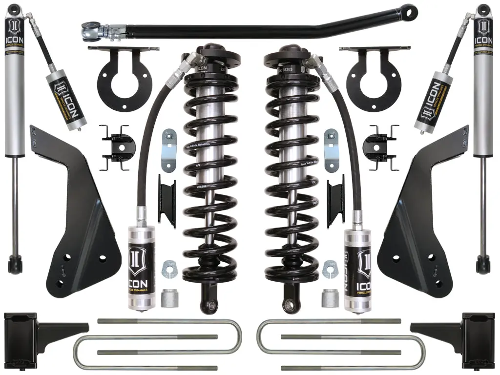 08-10 Ford F-250/F-350 4-5.5" Stage 1 Coilover Conversion System 1