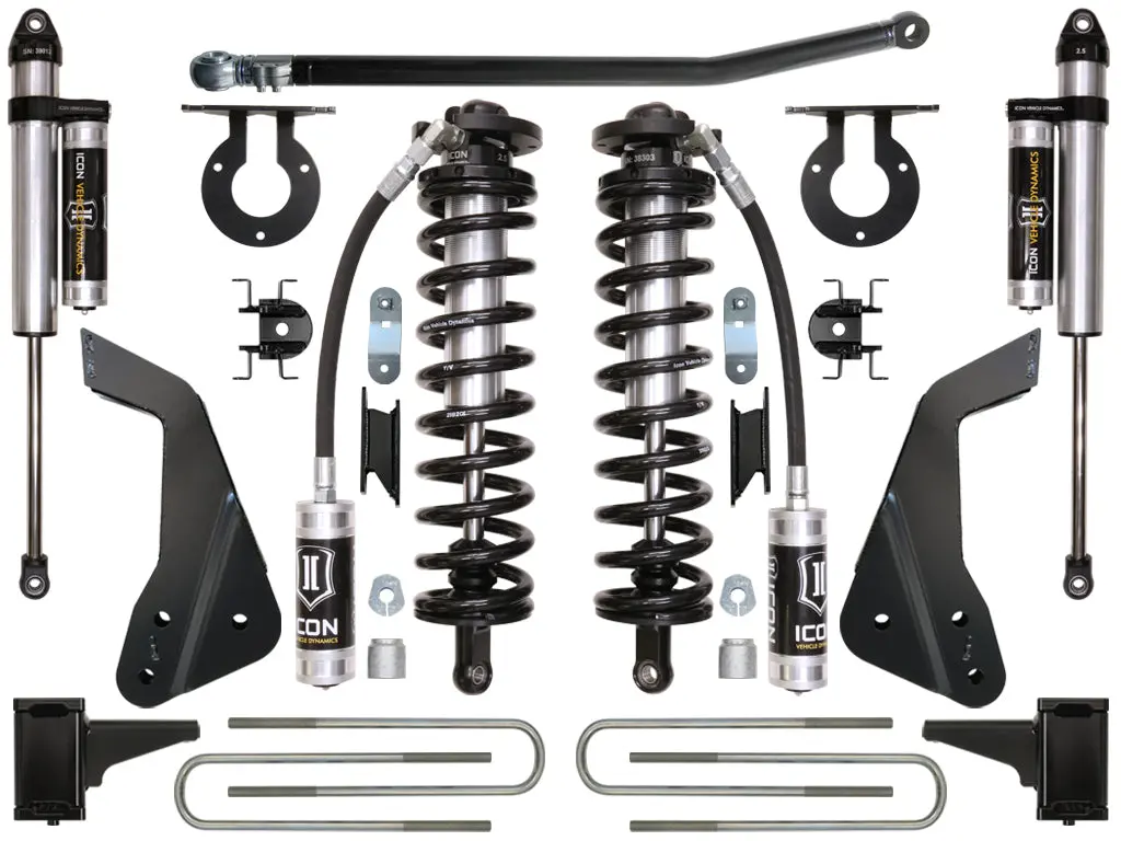 08-10 Ford F-250/F-350 4-5.5" Stage 3 Coilover Conversion System 1