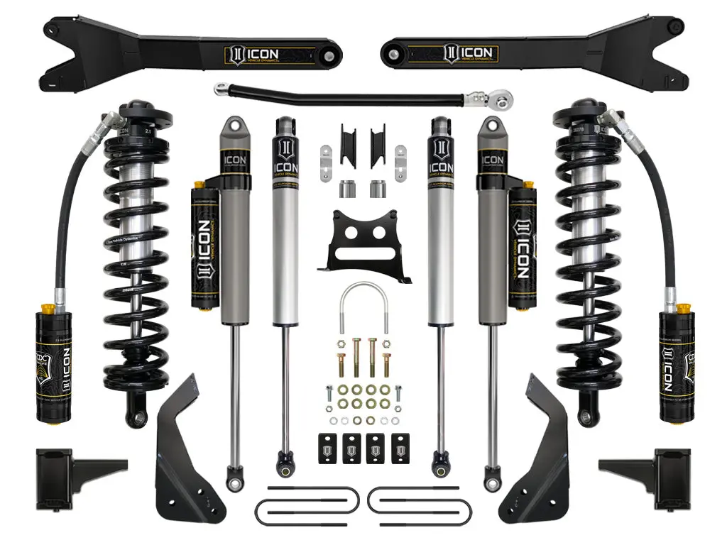 08-10 Ford F250/F350 4-5.5" Stage 5 Coilover Conversion System W Radius Arm 1