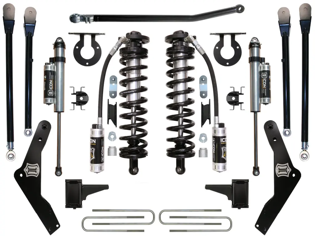 11-16 Ford F-250/F-350 4-5.5" Stage 4 Coilover Conversion System 1