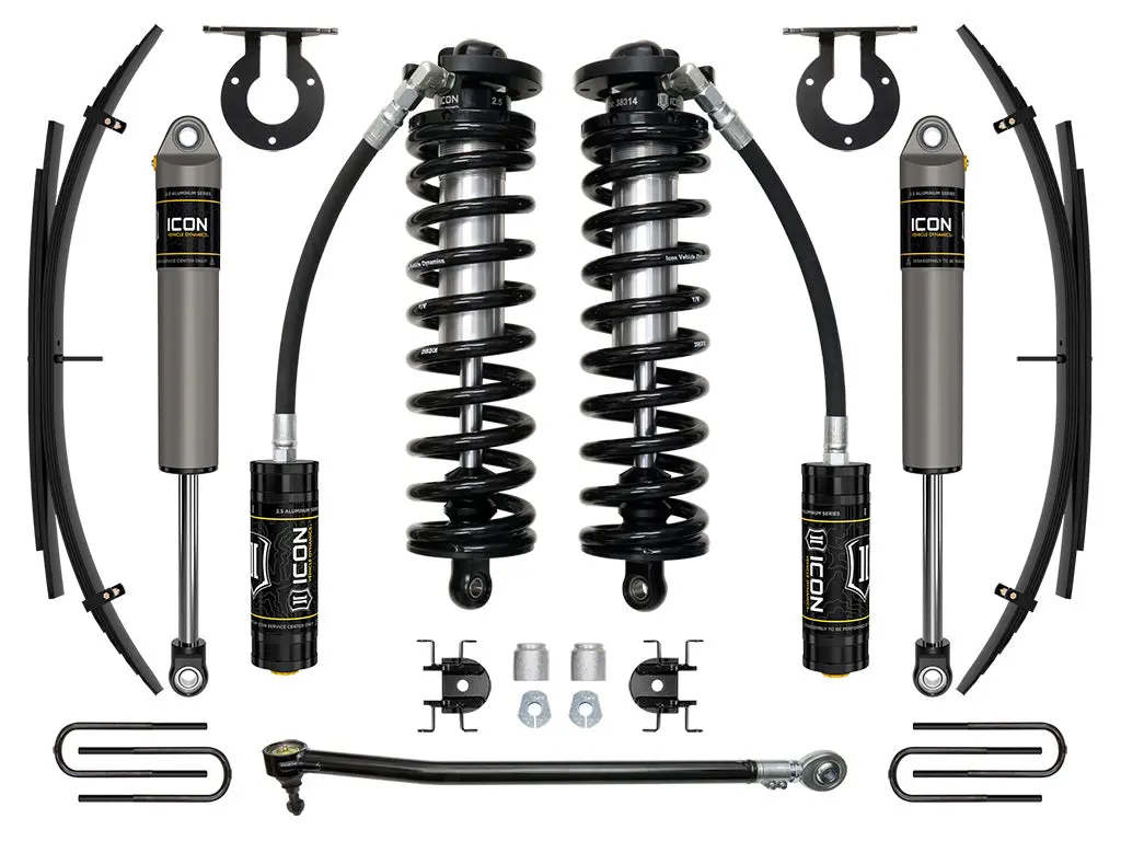 Icon 2017-2023 Ford F-250/F-350 Super Duty 4Wd 2.5-3" Lift Stage 2 Coilover System W/ Expansion Packs 1