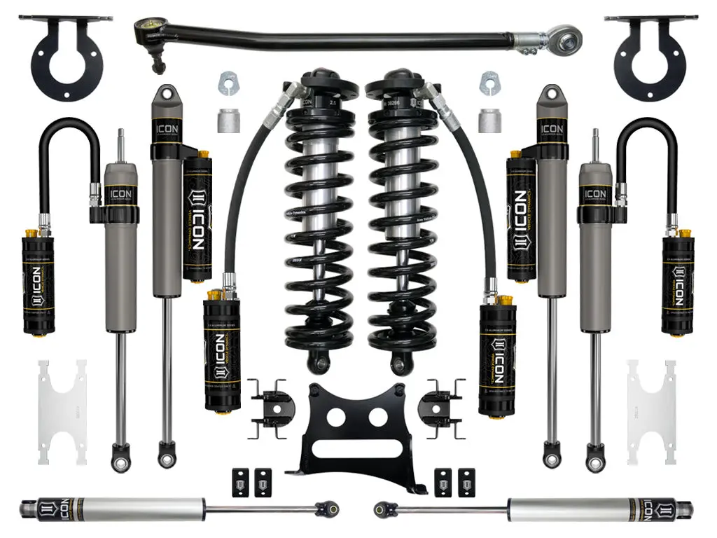 Icon 2017-2022 Ford F250/F350 2.5-3" Lift Stage 5 Coilover Conversion System 1