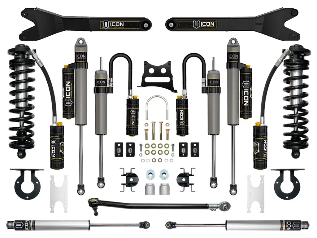 Icon 2017-2022 Ford F250/F350 2.5-3" Lift Stage 6 Coilover Conversion System 1