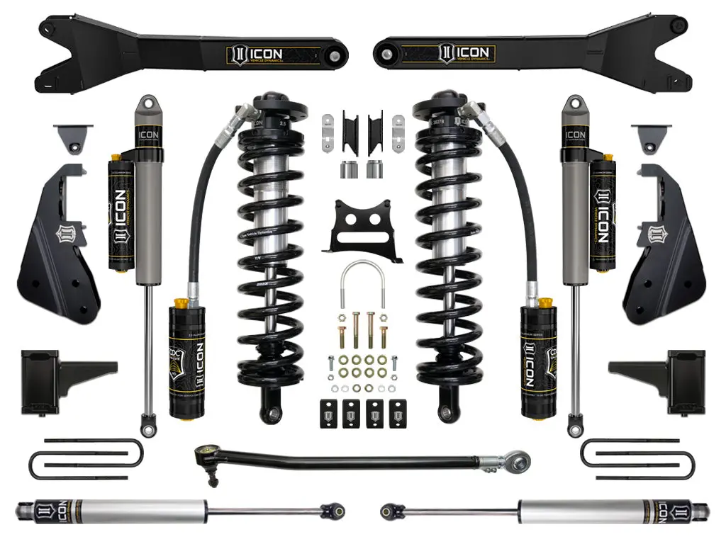 Icon 17-22 Ford F250/F350 4-5.5" Lift Stage 5 Suspension System W/Radius Arm 1