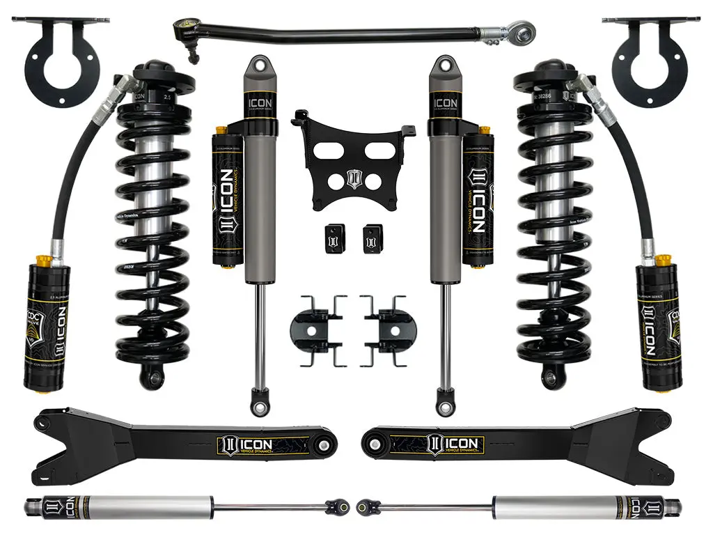 Icon 2023 Ford F-250/F-350 Super Duty 4Wd 2.5-3" Lift Stage 4 Coilover Conversion System With Radius Arms 1