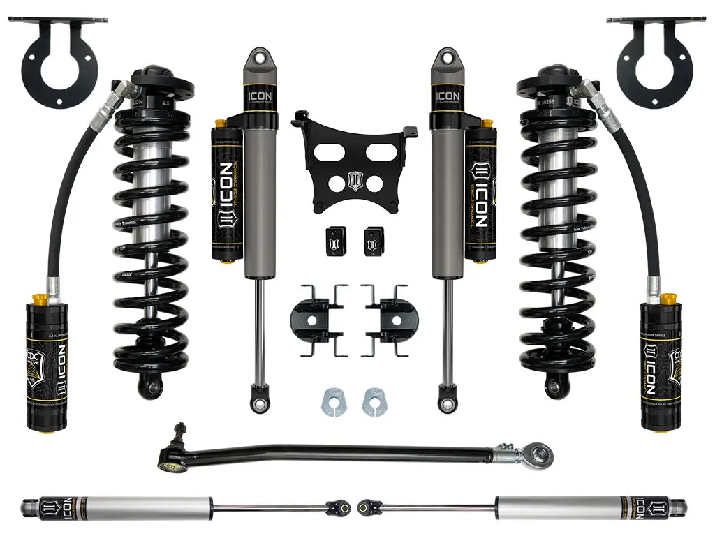 Icon 2023 Ford F-250/F-350 Super Duty 4Wd 2.5-3" Lift Stage 4 Coilover Conversion System 1