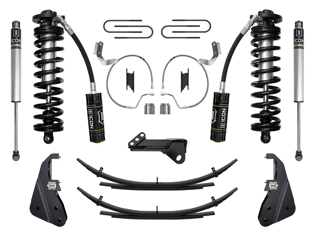 Icon 2023 Ford F-250/F-350 Super Duty 4Wd 4-5.5" Lift Stage 1 Coilover Conversion System W/ Expansion Packs 1
