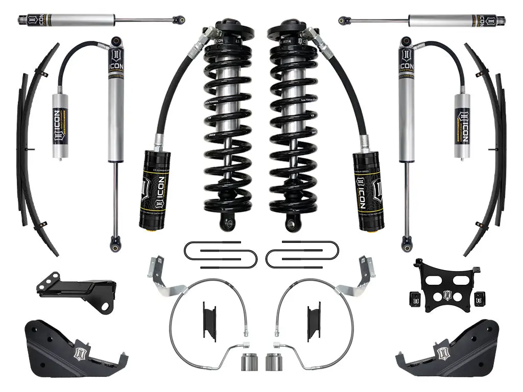 Icon 2023 Ford F-250/F-350 Super Duty 4Wd 4-5.5" Lift Stage 2 Coilover Conversion System W/ Expansion Packs 1