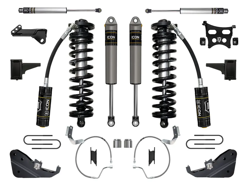 Icon 2023 Ford F-250/F-350 Super Duty 4Wd 4-5.5" Lift Stage 3 Coilover Conversion System 1