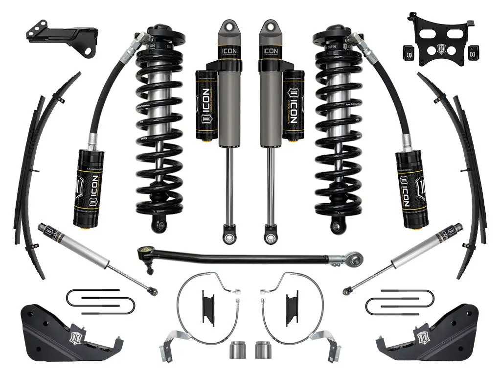 Icon 2023 Ford F-250/F-350 Super Duty 4Wd 4-5.5" Lift Stage 4 Coilover Conversion System W/ Expansion Packs 1