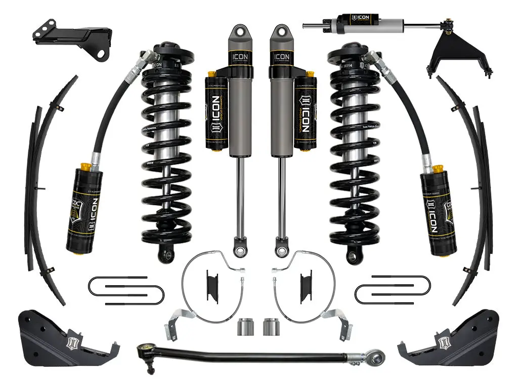 Icon 2023 Ford F-250/F-350 Super Duty 4Wd 4-5.5" Lift Stage 5 Coilover Conversion System W/ Expansion Packs 1
