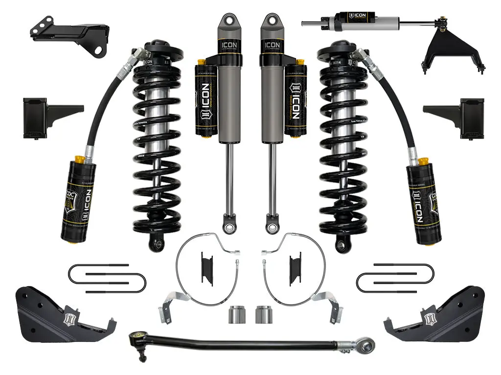 Icon 2023 Ford F-250/F-350 Super Duty 4Wd 4-5.5" Lift Stage 5 Coilover Conversion System 1