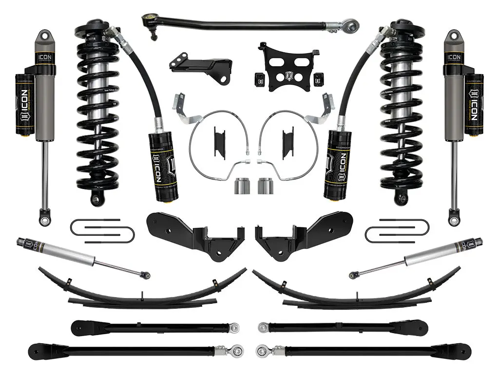 Icon 2023 Ford F-250/F-350 Super Duty 4Wd 4-5.5" Lift Stage 6 Coilover Conversion System W/ Expansion Packs 1