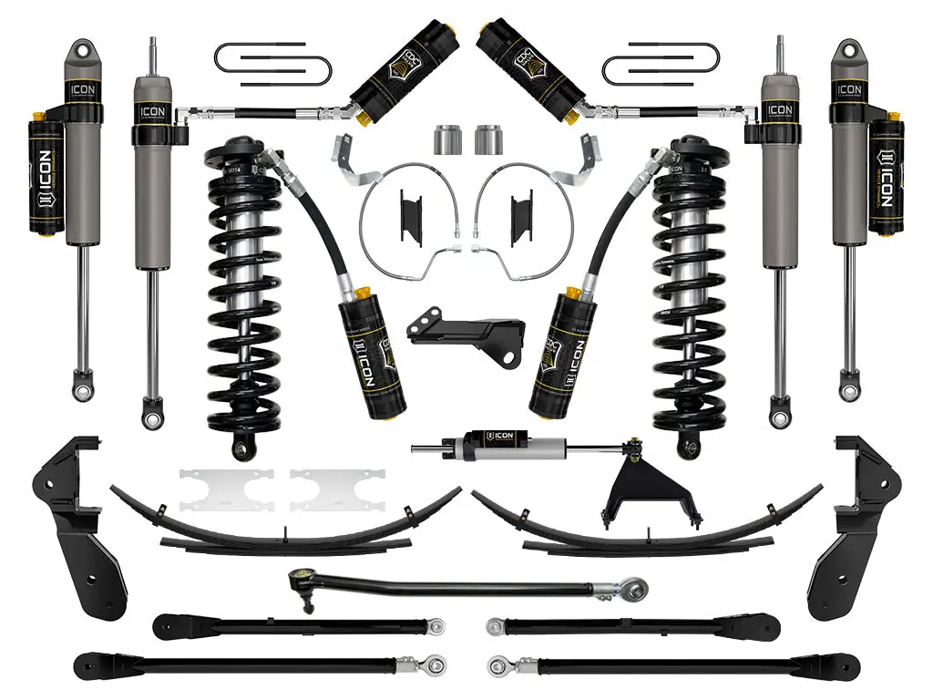 Icon 2023 Ford F-250/F-350 Super Duty 4Wd 4-5.5" Lift Stage 7 Coilover Conversion System W/ Expansion Packs 1
