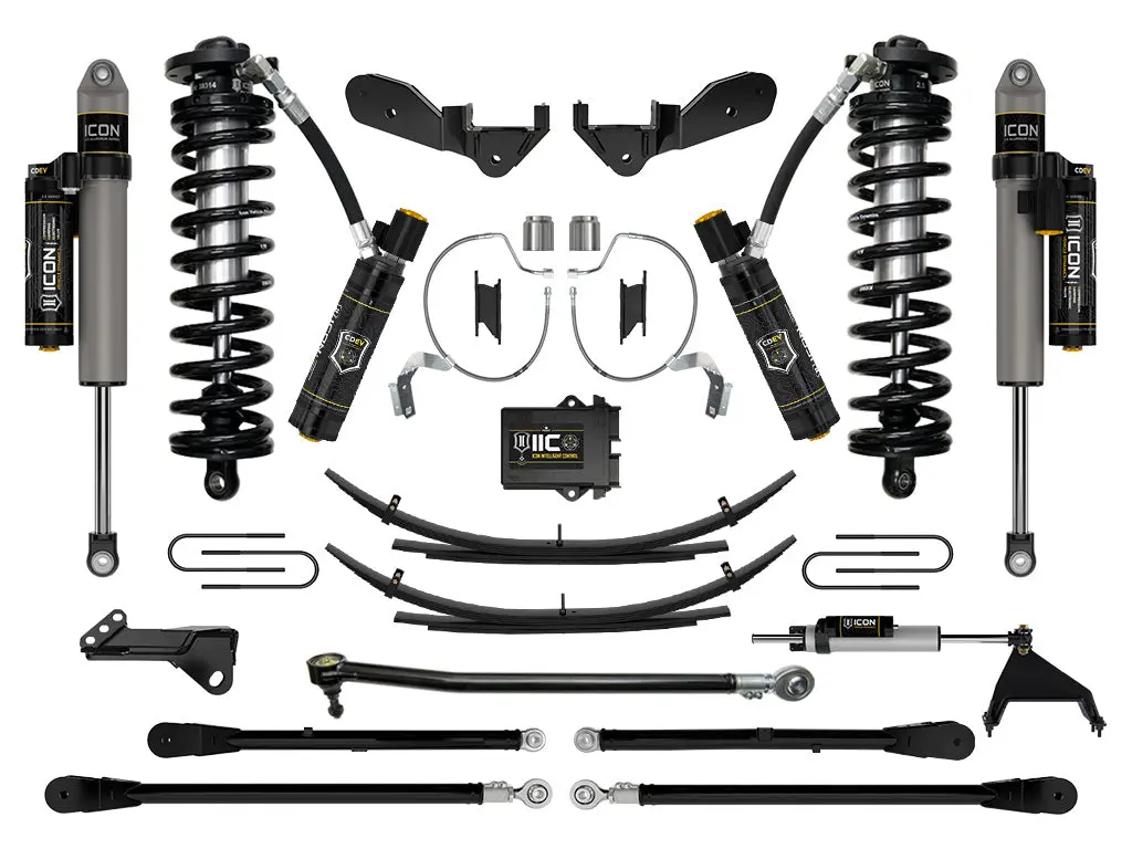 Icon 2023 Ford F-250/F-350 Super Duty 4Wd 4-5.5" Lift Stage 8 Coilover Conversion System W/ Expansion Packs 1