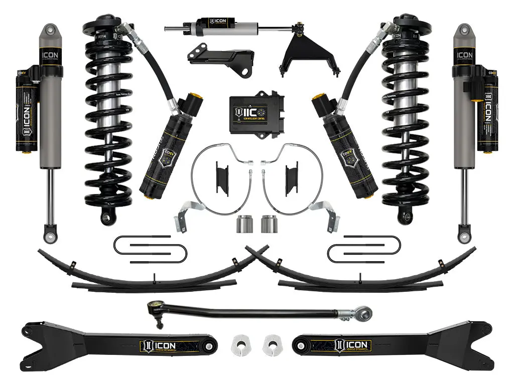 Icon 2023 Ford F-250/F-350 Super Duty 4Wd 4-5.5" Lift Stage 8 Coilover Conversion System W/ Radius Arms & Expansion Packs 1
