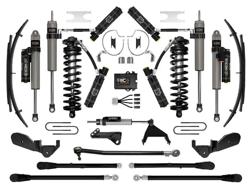 Icon 2023 Ford F-250/F-350 Super Duty 4Wd 4-5.5" Lift Stage 9 Coilover Conversion System W/ Expansion Packs 1