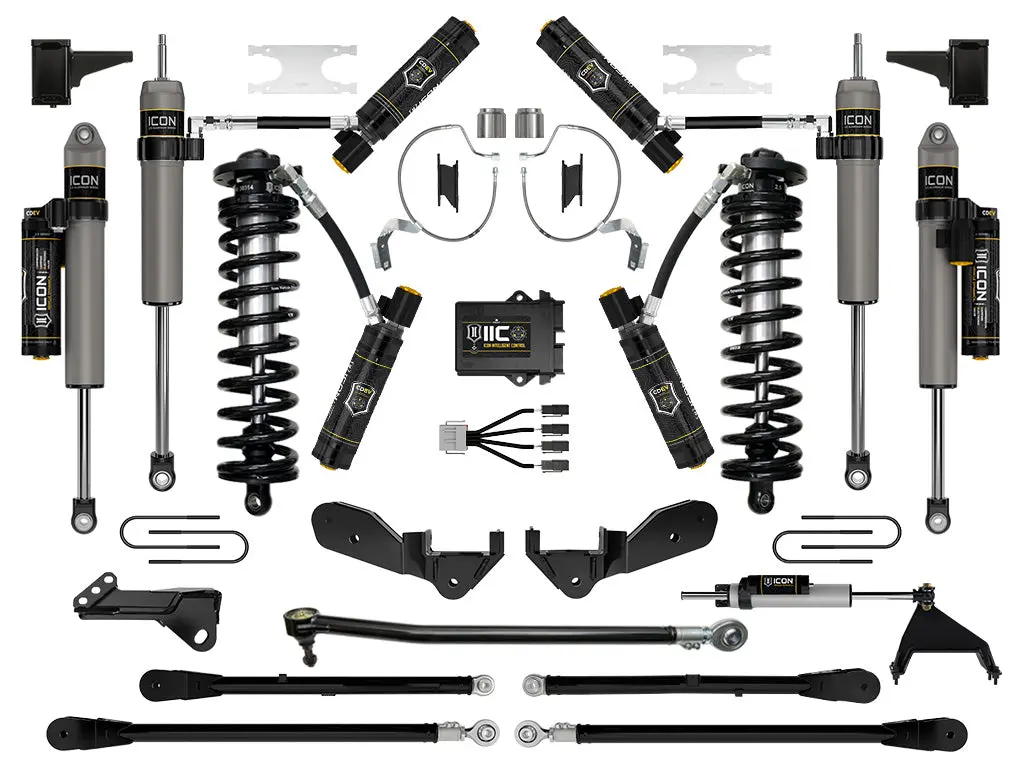 Icon 2023 Ford F-250/F-350 Super Duty 4Wd 4-5.5" Lift Stage 9 Coilover Conversion System 1