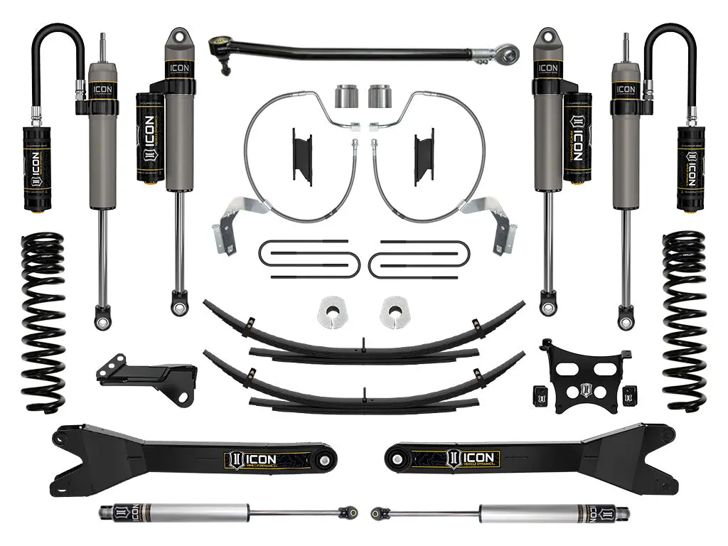 Icon 2023 Ford F-250/F-350 Super Duty 4Wd Gas 4.5" Lift Stage 4 Suspension System W/ Radius Arms & Expansion Packs 1
