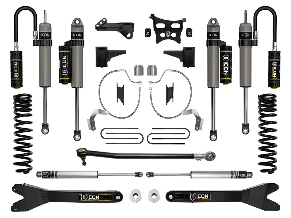 Icon 2023 Ford F-250/F-350 Super Duty 4Wd Gas 4.5" Lift Stage 4 Suspension System W/ Radius Arms 1