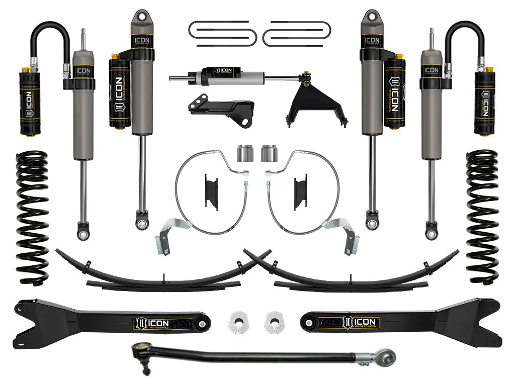 Icon 2023 Ford F-250/F-350 Super Duty 4Wd Gas 4.5" Lift Stage 5 Suspension System W/ Radius Arms & Expansion Packs 1