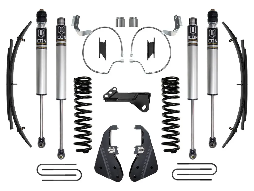 Icon 2023 Ford F-250/F-350 Super Duty 4Wd Diesel 4.5" Lift Stage 1 Suspension System W/ Expansion Packs 1