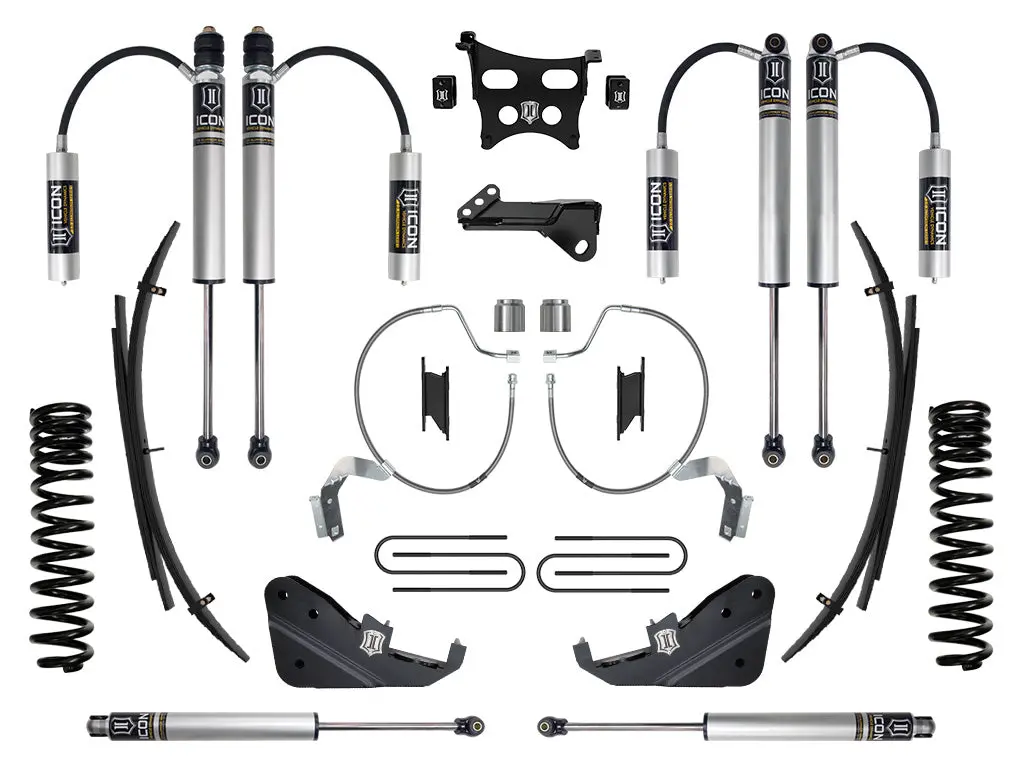 Icon 2023 Ford F-250/F-350 Super Duty 4Wd Diesel 4.5" Lift Stage 2 Suspension System W/ Expansion Packs 1