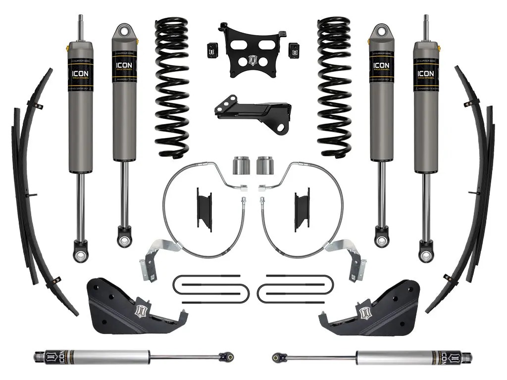 Icon 2023 Ford F-250/F-350 Super Duty 4Wd Diesel 4.5" Lift Stage 3 Suspension System W/ Expansion Packs 1