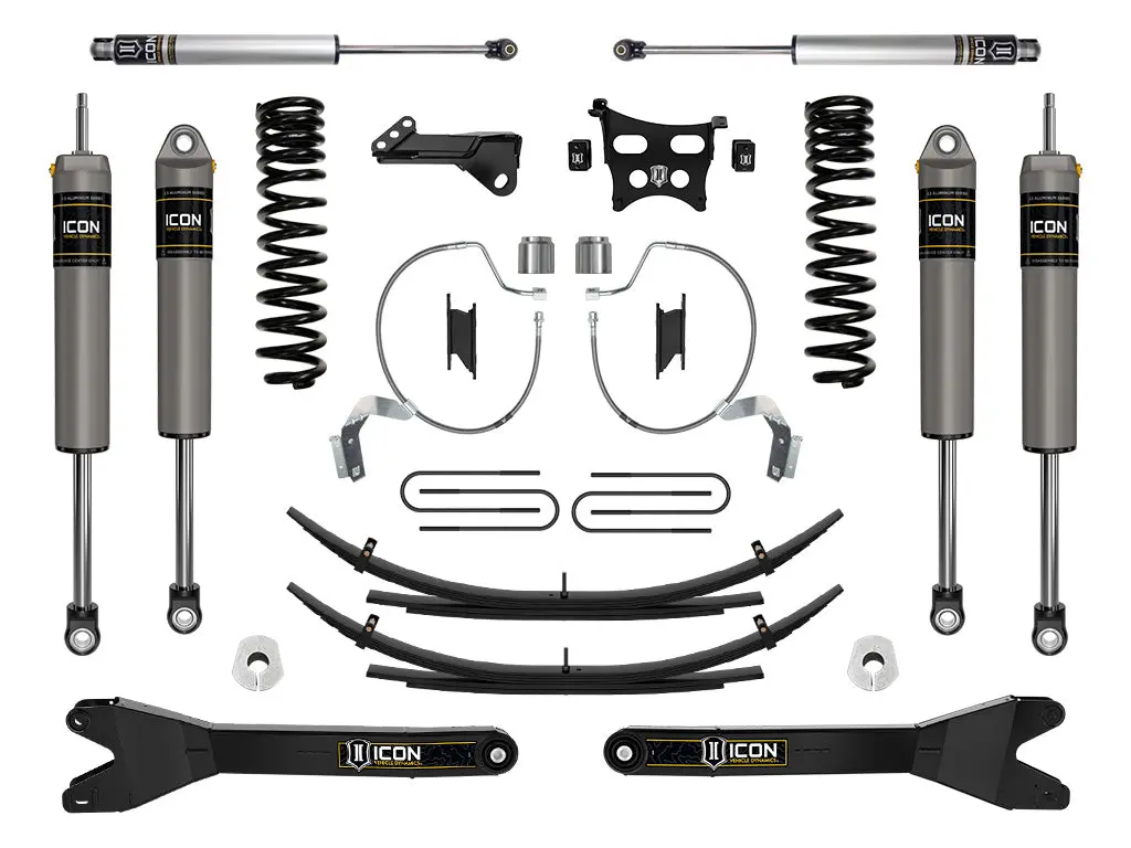 Icon 2023 Ford F-250/F-350 Super Duty 4Wd Diesel 4.5" Lift Stage 3 Suspension System W/ Radius Arms & Expansion Packs 1