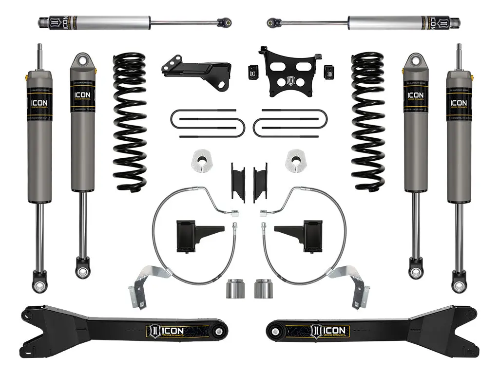Icon 2023 Ford F-250/F-350 Super Duty 4Wd Diesel 4.5" Lift Stage 3 Suspension System W/ Radius Arms 1