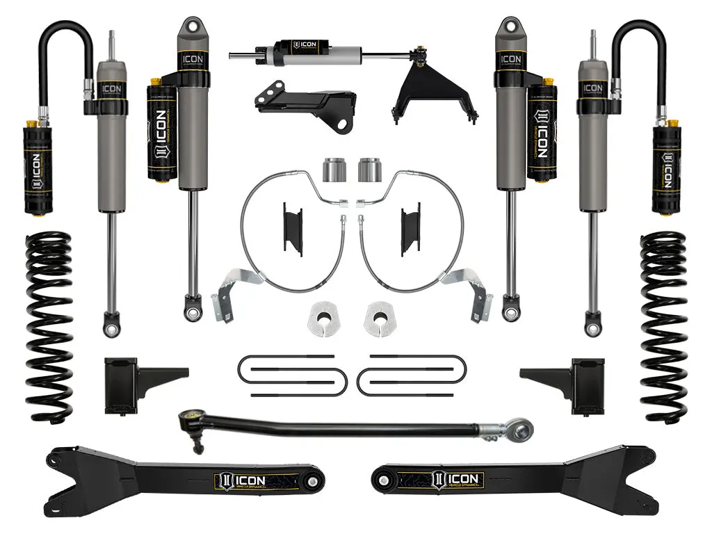 Icon 2023 Ford F-250/F-350 Super Duty 4Wd Diesel 4.5" Lift Stage 5 Suspension System W/ Radius Arms 1