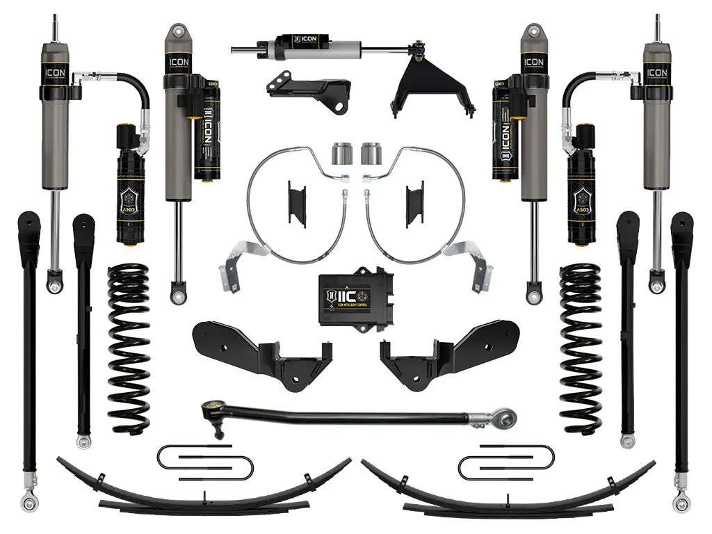 Icon 2023 Ford F-250/F-350 Super Duty 4Wd Diesel 4.5" Lift Stage 8 Suspension System W/ Expansion Packs 1