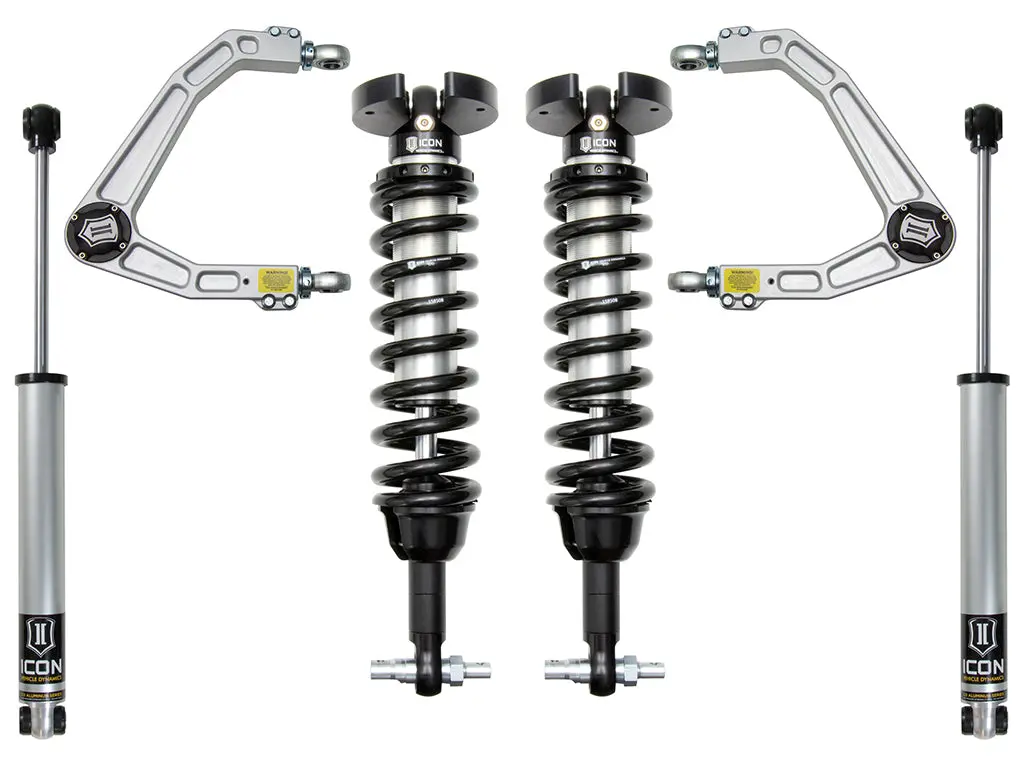 Icon 2019-2023 Gm 1500 1.5-3.5" Lift Stage 2 Suspension System Billet Uca 1