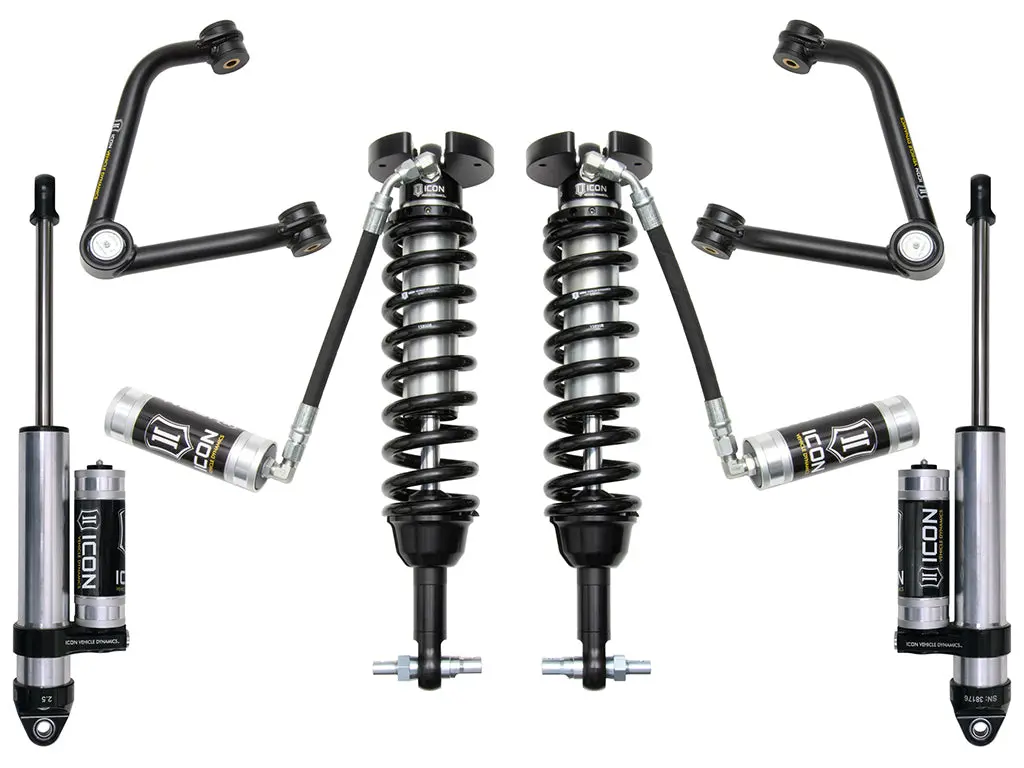 Icon 2019-2023 Gm 1500 1.5-3.5" Lift Stage 3 Suspension System Tubular Uca 1