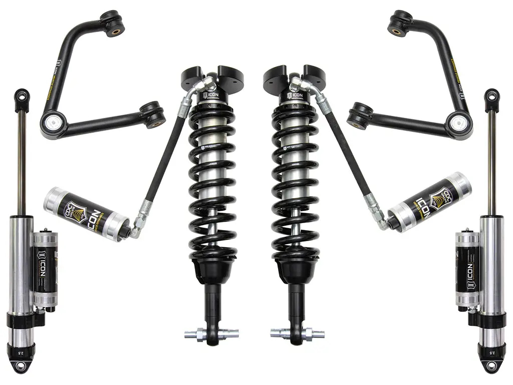 Icon 2019-2023 Gm 1500 1.5-3.5" Lift Stage 4 Suspension System Tubular Uca 1
