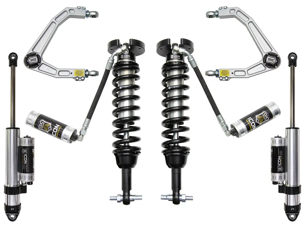 Icon 2019-2023 Gm 1500 1.5-3.5" Lift Stage 4 Suspension System Billet Uca 1